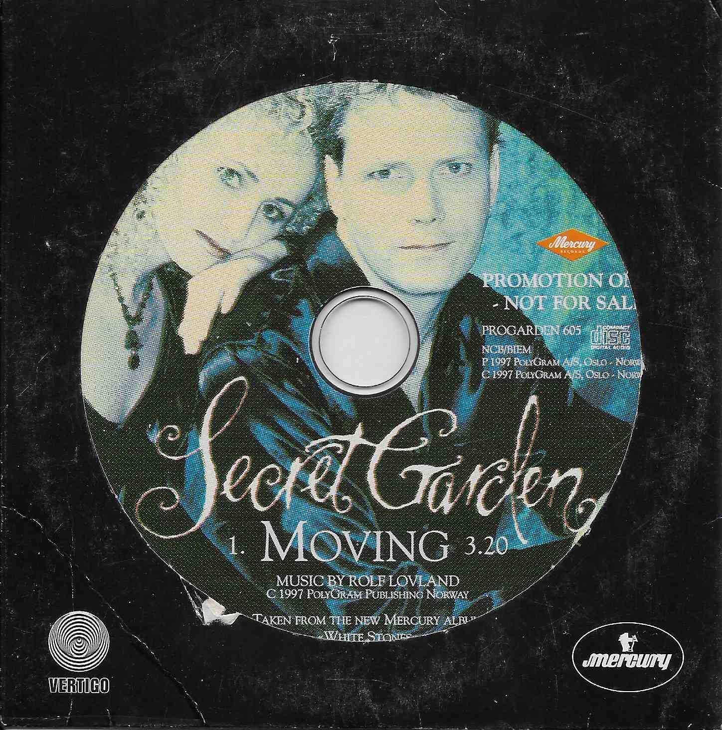 Picture of PROGARDEN 605 Moving - Promotional disc by artist Secret Garden